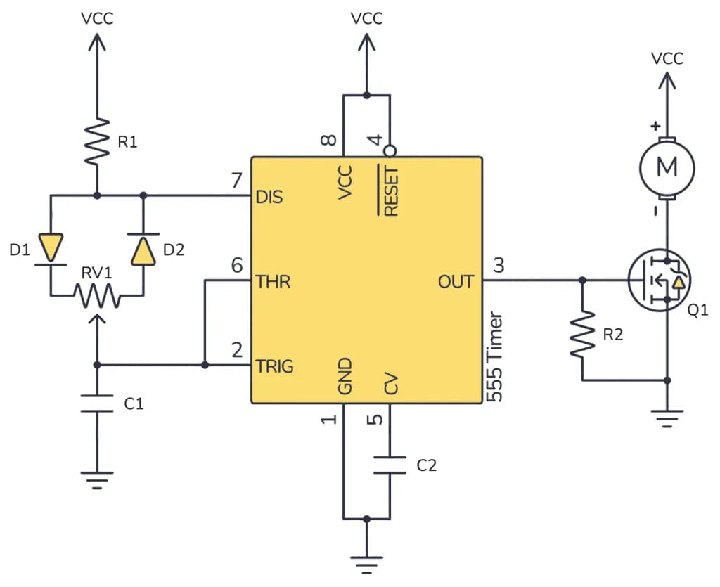 Regulator PWM NE555: Schemat i Instrukcja Budowy Krok po Kroku