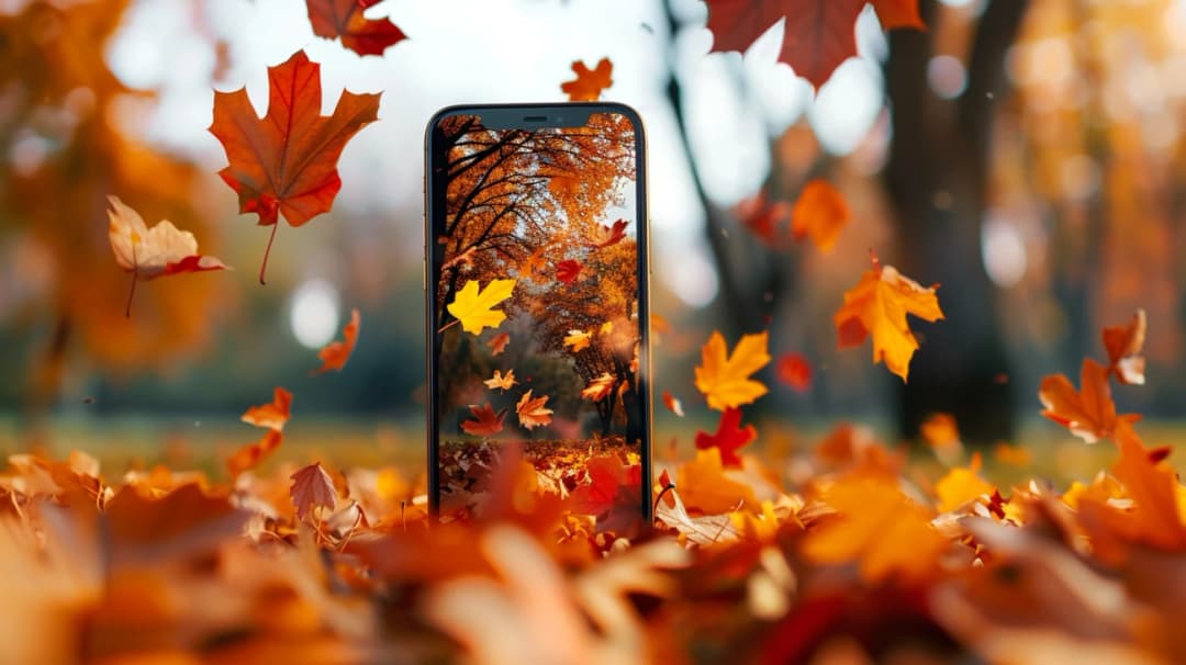 Jesienna tapeta na telefon: Dodaj jesienne akcenty do telefonu